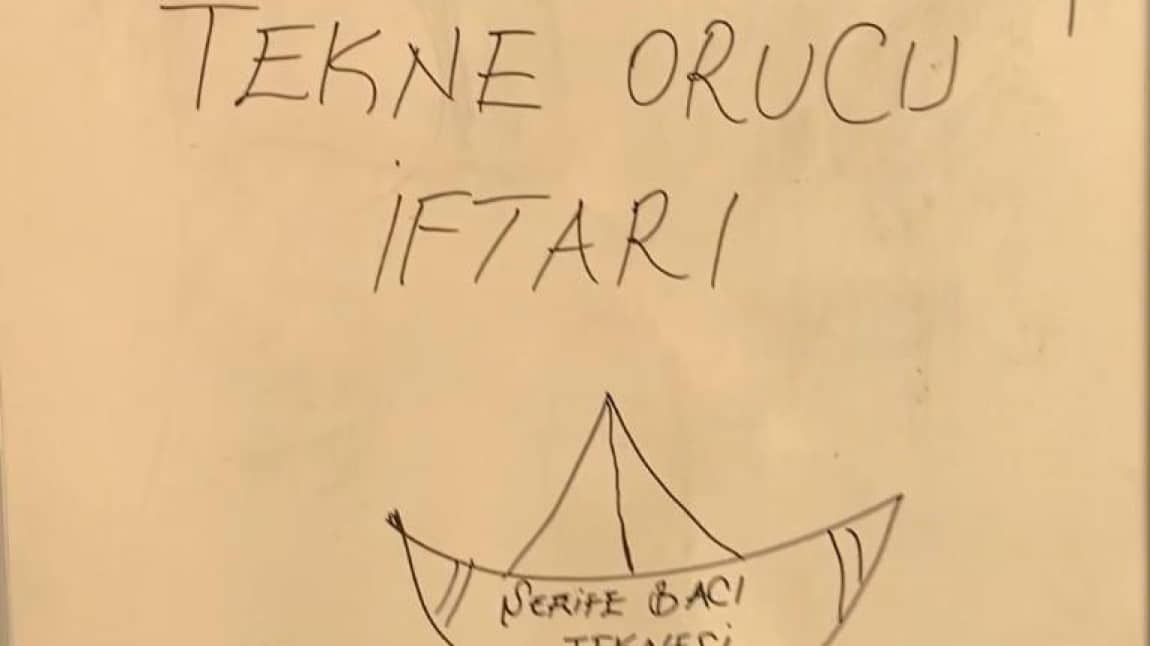 TEKNE ORUCU İFTARIMIZ